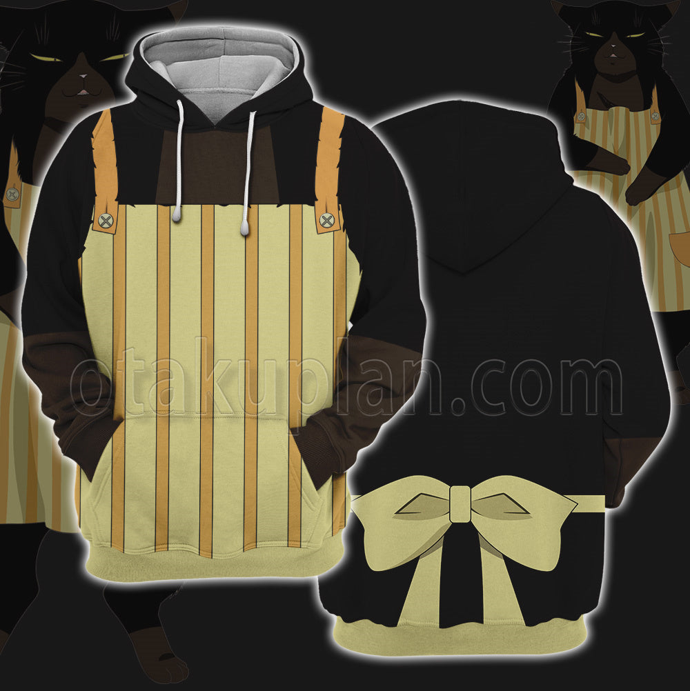 The Masterful Cat Is Depressed Again Today Yukichi Apron Cosplay Hoodie