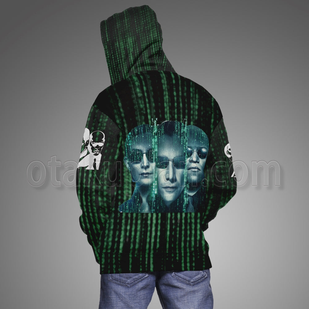 The Matrix 1999 Green Cyber Hoodie