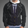 The Matrix Morpheus Stripe Uniform Cosplay Hoodie