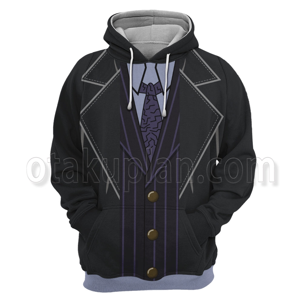 The Matrix Morpheus Stripe Uniform Cosplay Hoodie