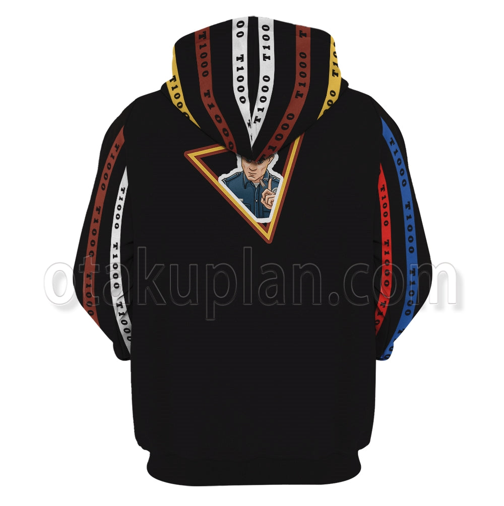 The Terminator 2 Judgment Day 1991 T1000 Hoodie