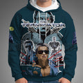 The Terminator I Will Be Back Navy Blue Hoodie