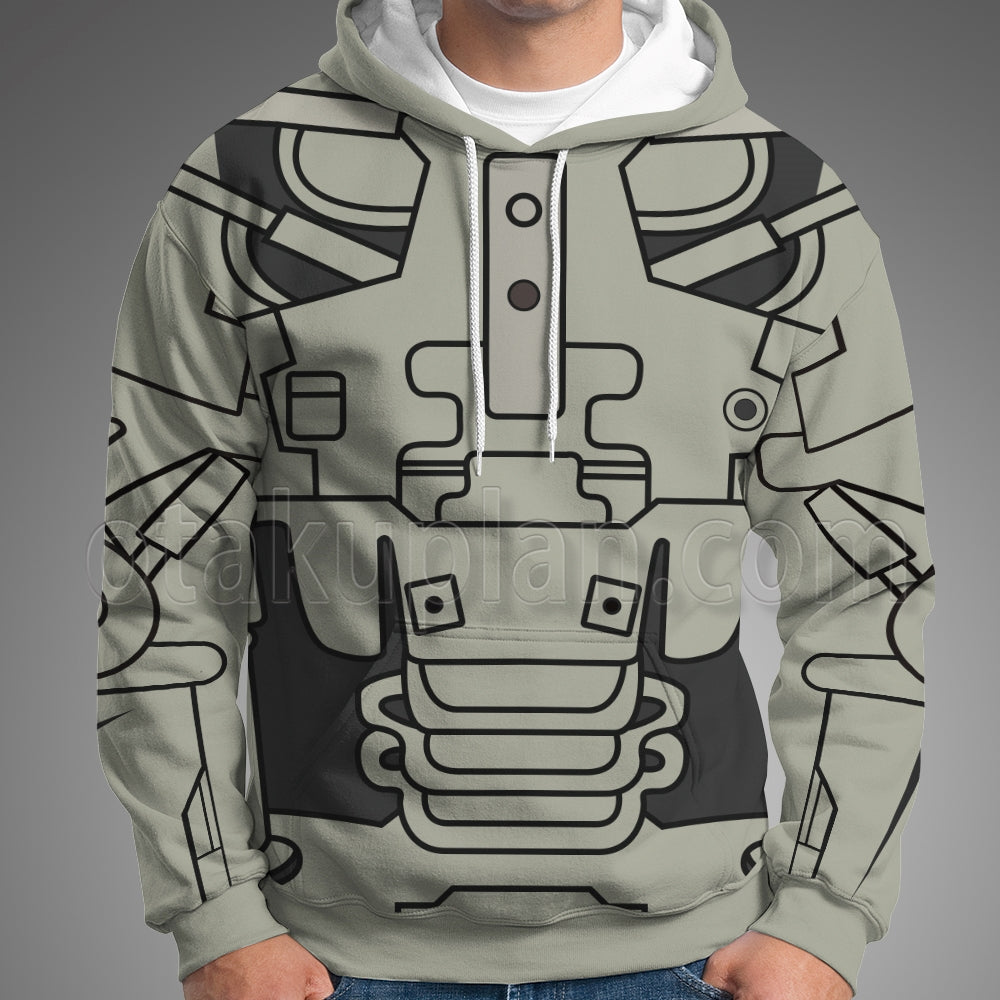 The Terminator Robert Endoskeleton Cosplay Hoodie
