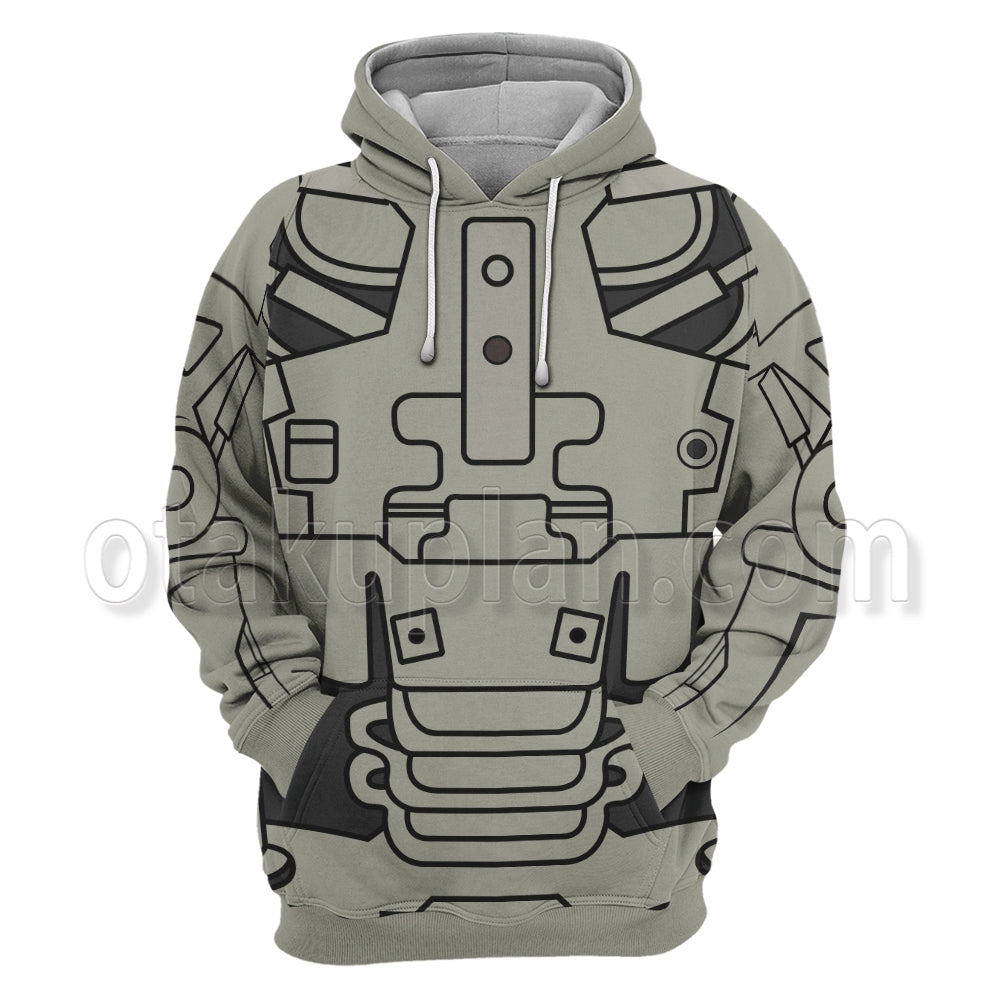 The Terminator Robert Endoskeleton Cosplay Hoodie