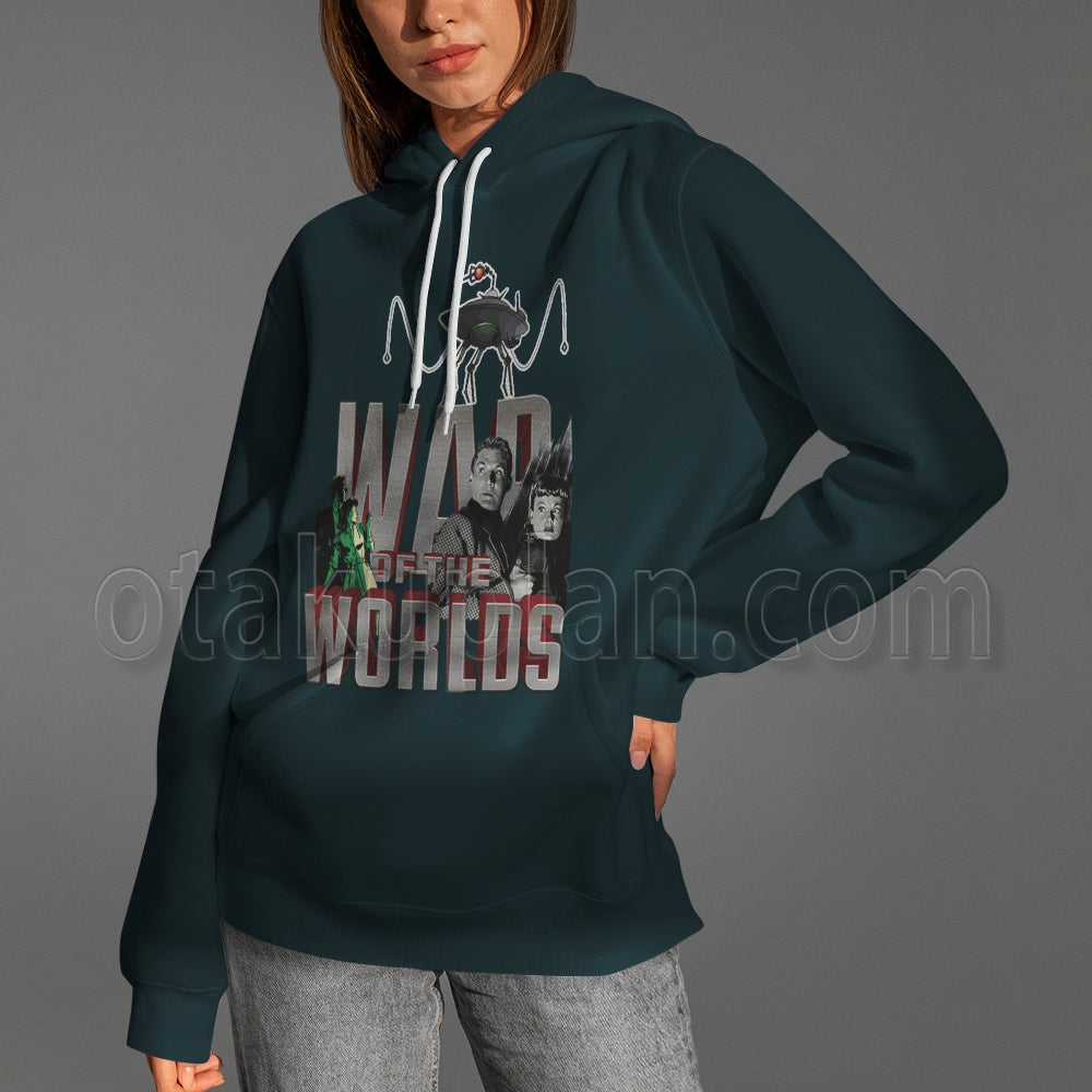 The War Of The Worlds 1953 Alien Green Hoodie