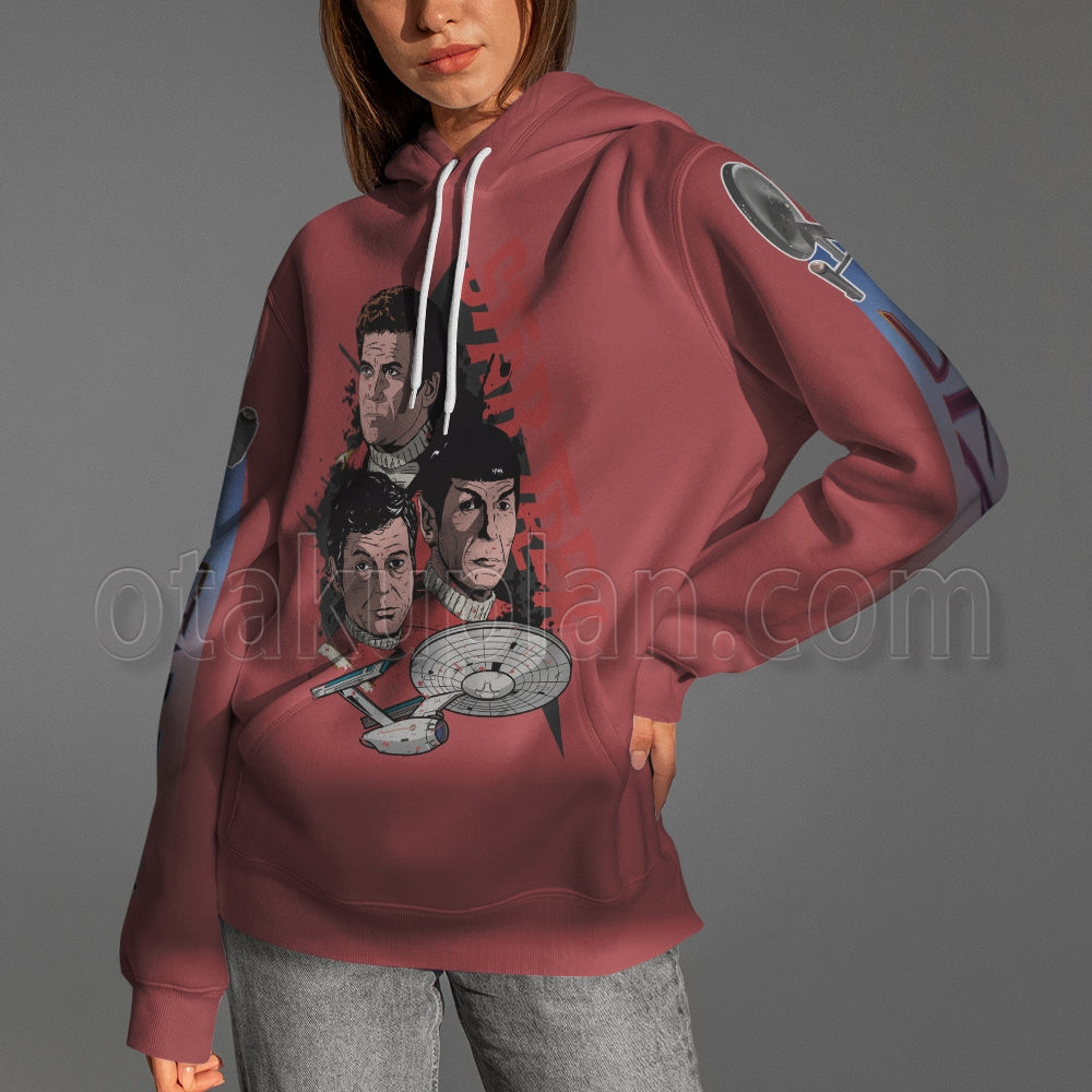 The Wrath Of Khan 1982 Kirk Spock Mccoy Hoodie