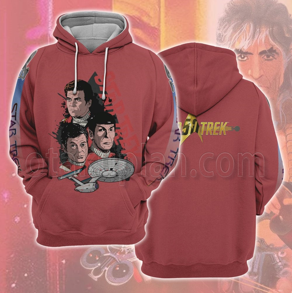The Wrath Of Khan 1982 Kirk Spock Mccoy Hoodie