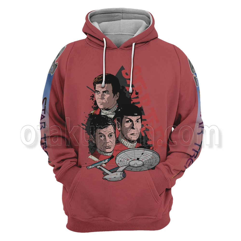 The Wrath Of Khan 1982 Kirk Spock Mccoy Hoodie