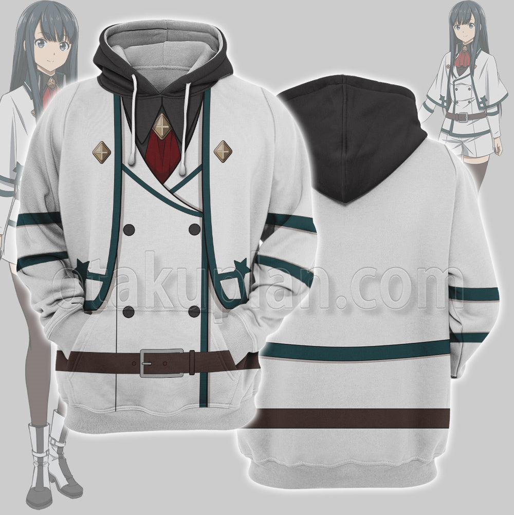 The Wrong Way To Use Healing Magic Inukami Suzune White Cosplay Hoodie