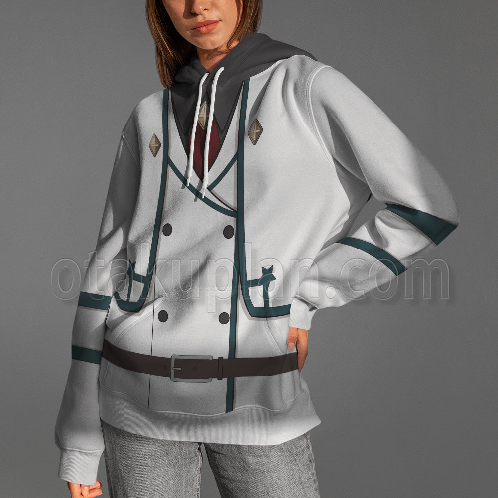 The Wrong Way To Use Healing Magic Inukami Suzune White Cosplay Hoodie