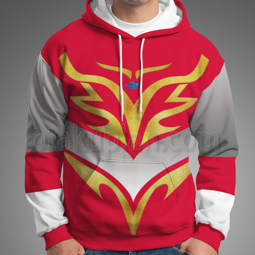 Ultraman Mebius Red Cosplay Hoodie