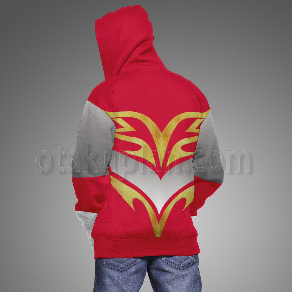 Ultraman Mebius Red Cosplay Hoodie
