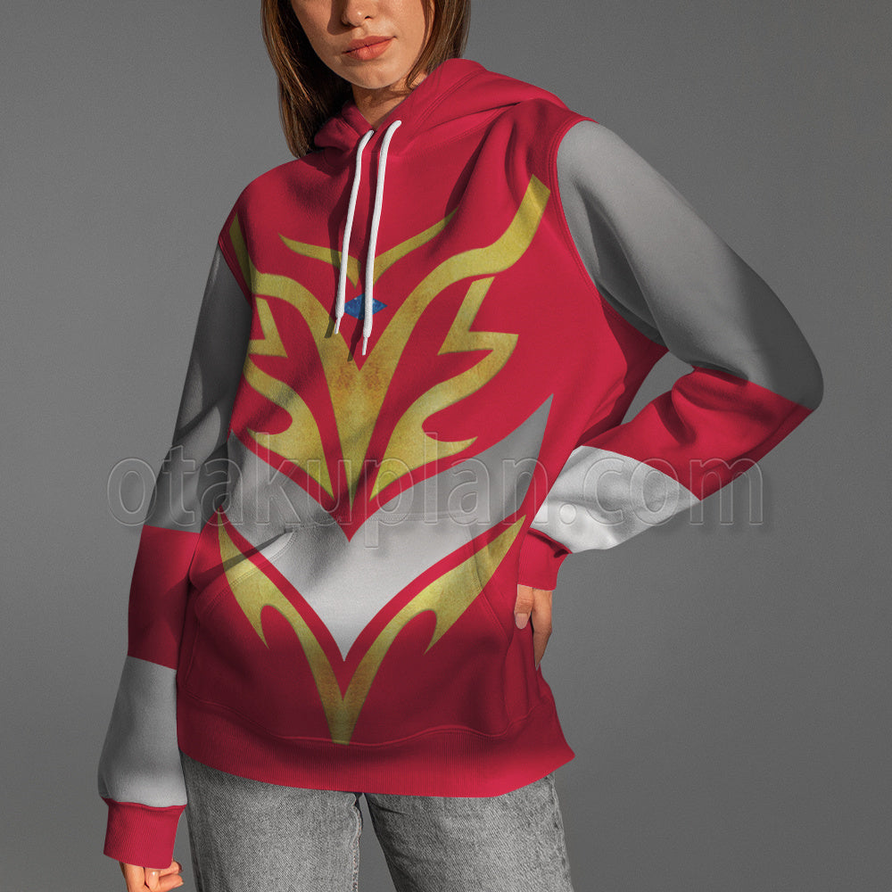Ultraman Mebius Red Cosplay Hoodie