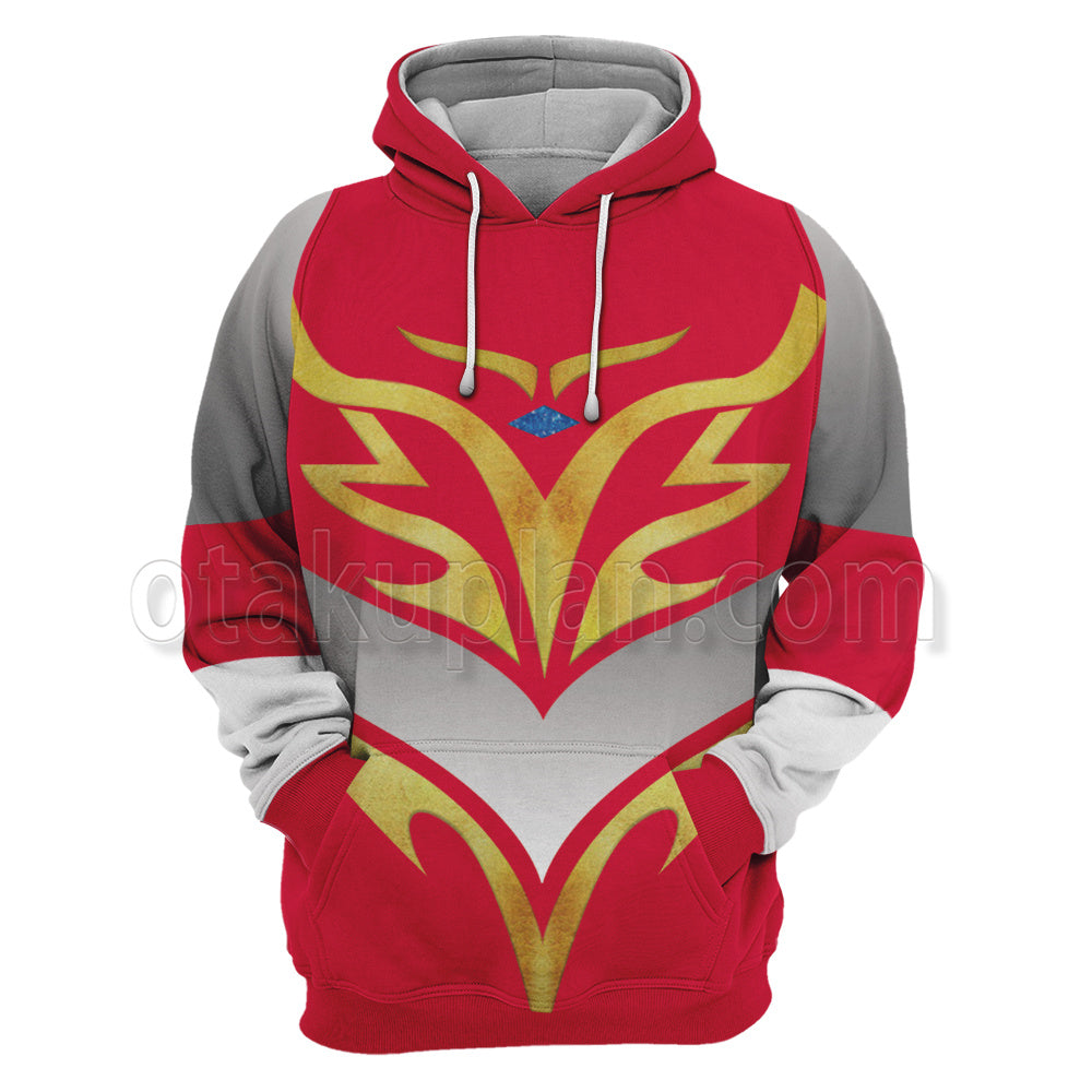 Ultraman Mebius Red Cosplay Hoodie