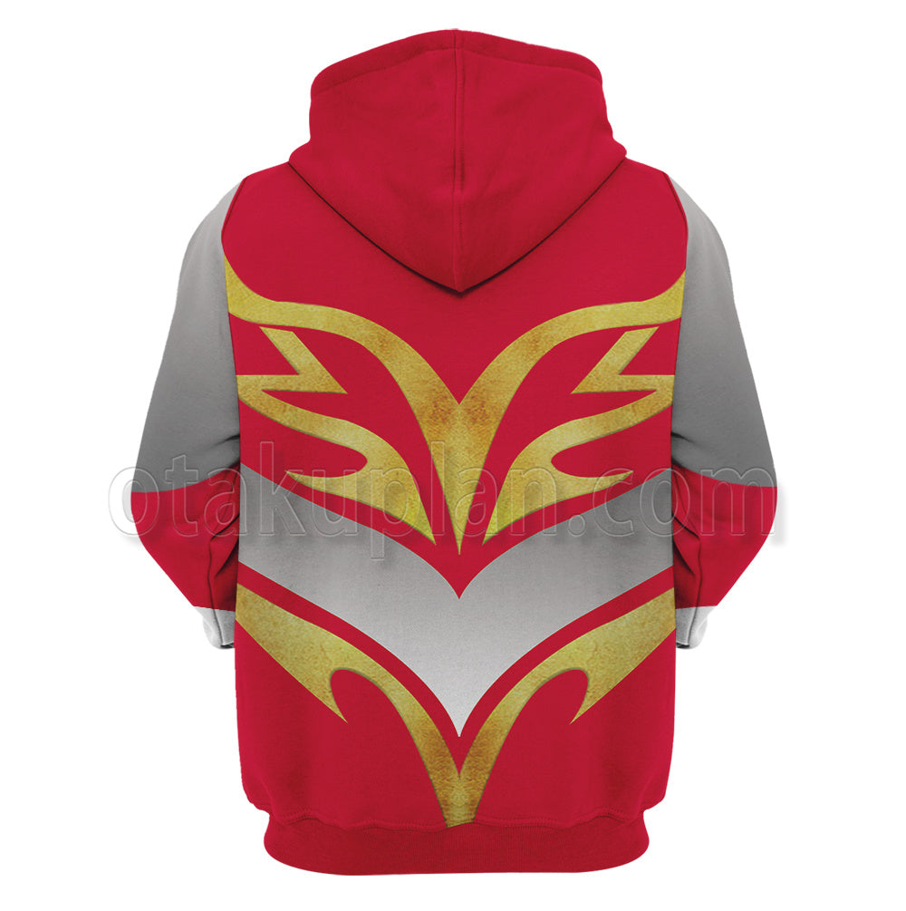 Ultraman Mebius Red Cosplay Hoodie
