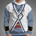 Utawarerumono Mask of Deception Haku Cosplay Hoodie