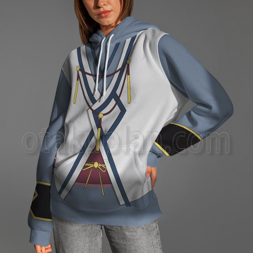 Utawarerumono Mask of Deception Haku Cosplay Hoodie