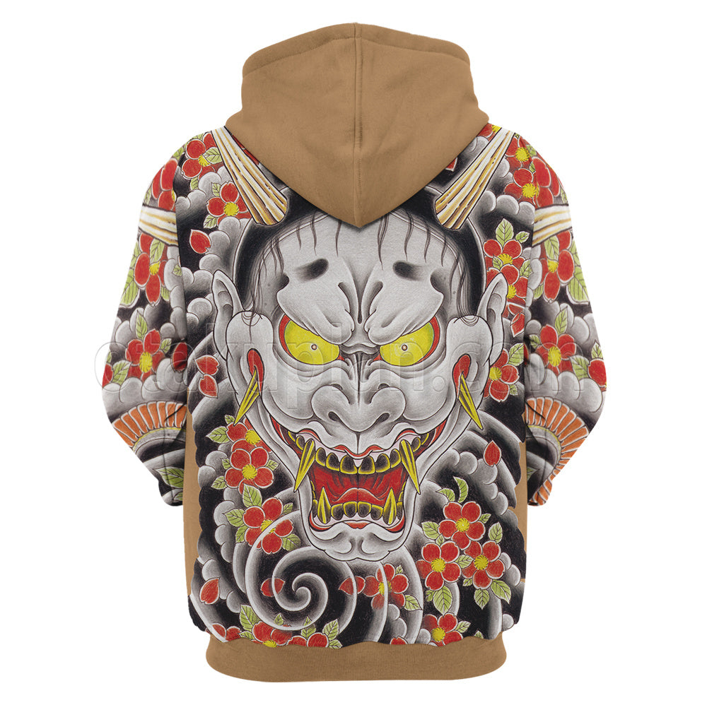 Yakuza Like A Dragon Goro Majima Tattoo Cosplay Hoodie