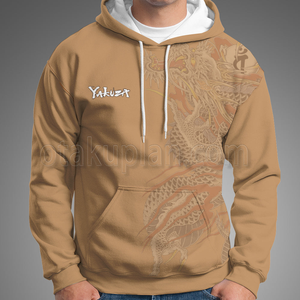 Yakuza Like A Dragon Kazuma Kiryu Tattoo Cosplay Hoodie