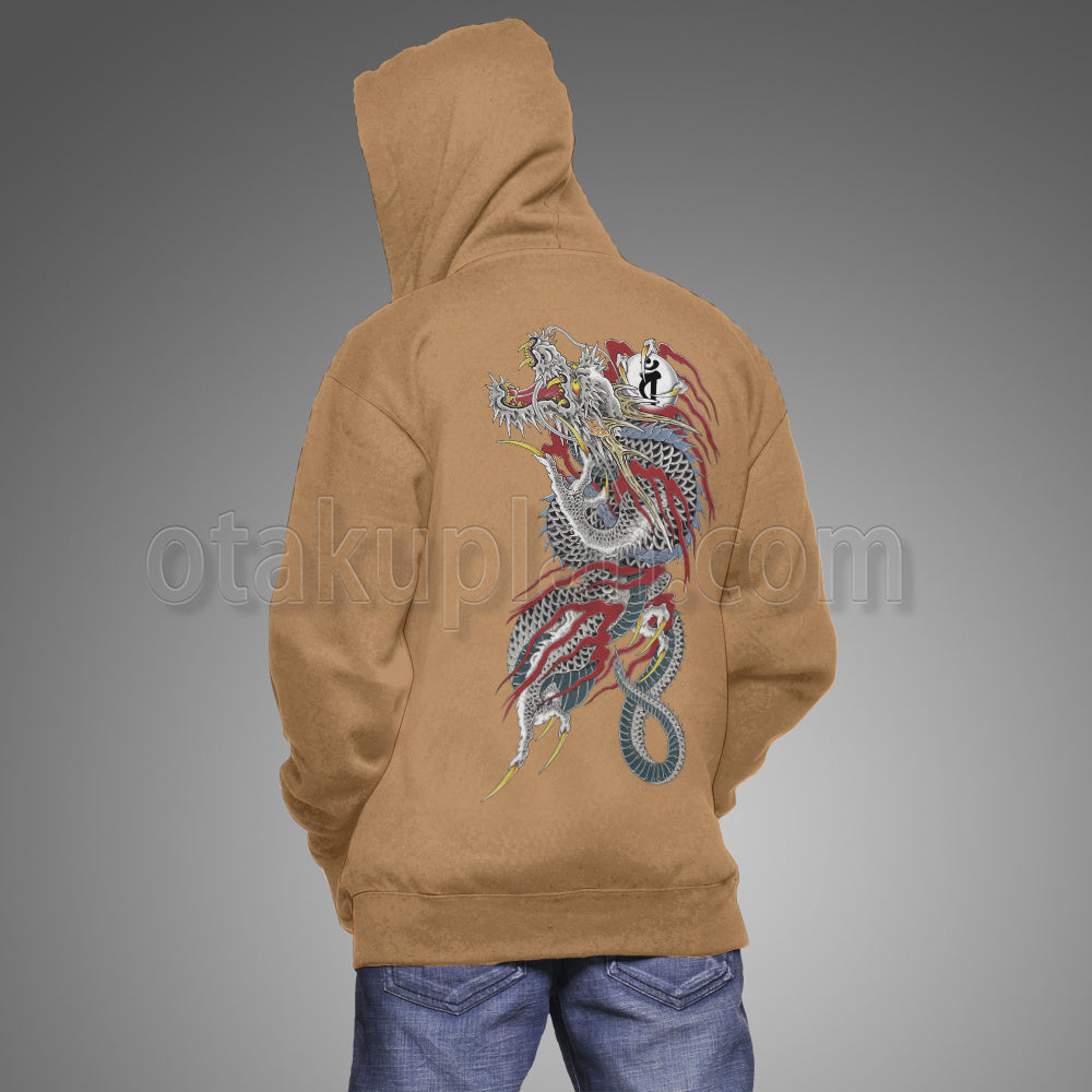 Yakuza Like A Dragon Kazuma Kiryu Tattoo Cosplay Hoodie