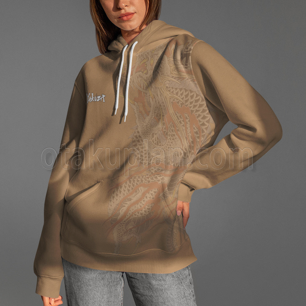 Yakuza Like A Dragon Kazuma Kiryu Tattoo Cosplay Hoodie