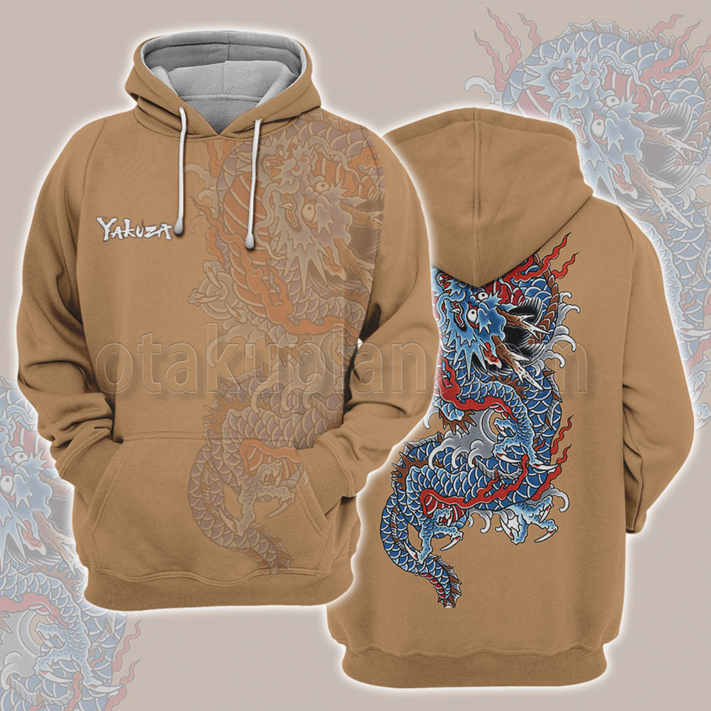 Yakuza Like A Dragon Yosuke Tendo Tattoo Cosplay Hoodie