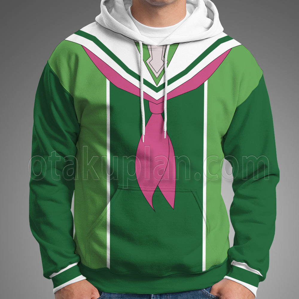 Your Turn To Die Kanna Kizuchi Green Cosplay Hoodie