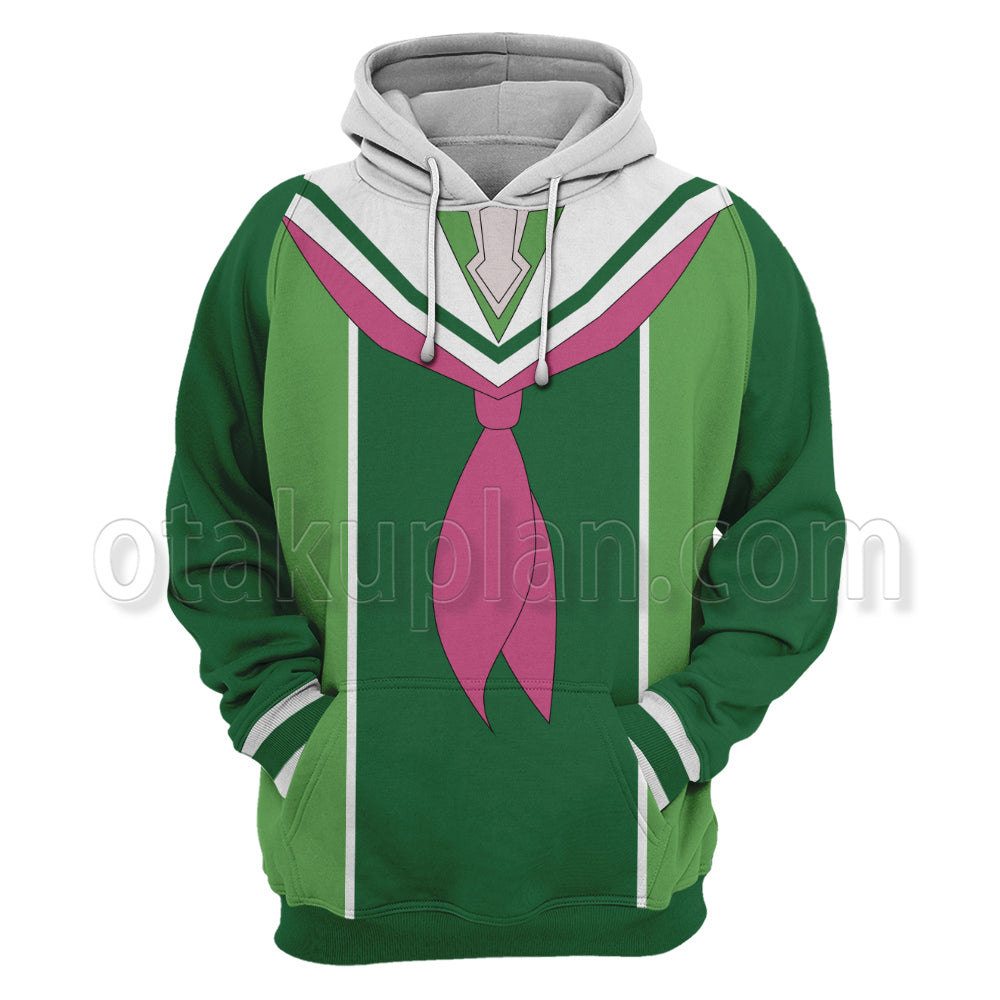 Your Turn To Die Kanna Kizuchi Green Cosplay Hoodie