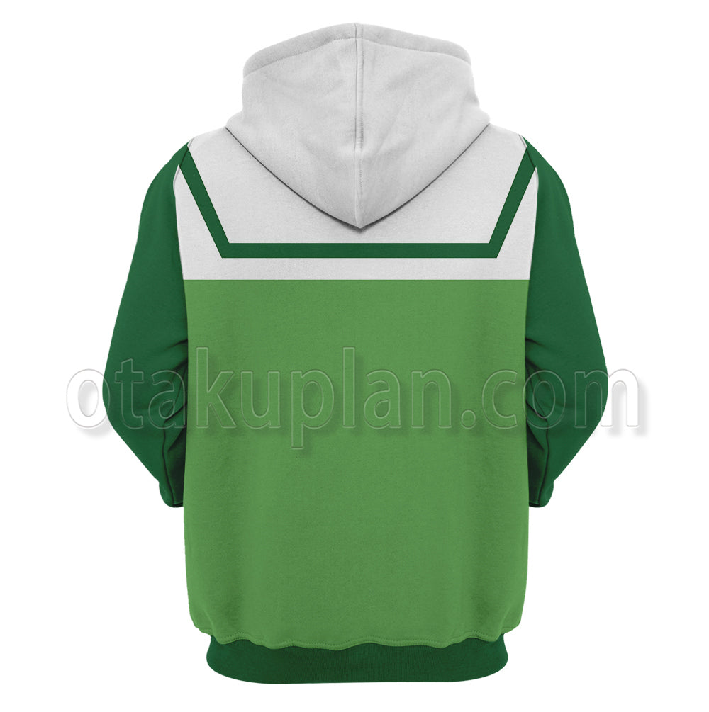 Your Turn To Die Kanna Kizuchi Green Cosplay Hoodie