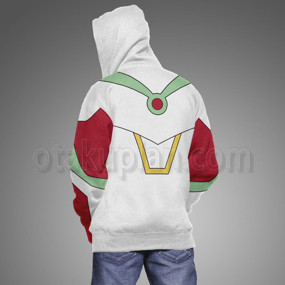 Yu Gi Oh Vrains Revolver White Combat Clothing Cosplay Hoodie
