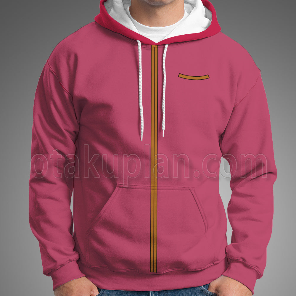 Yu Yu Hakusho Ghost Files Kurama Pink Cosplay Hoodie