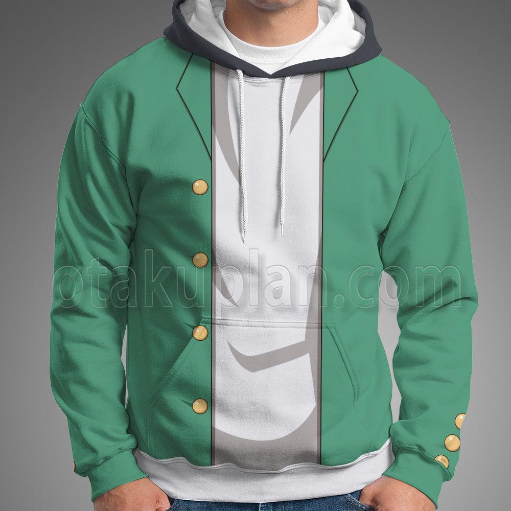 Yu Yu Hakusho Urameshi Yuusuke Green Uniform Cosplay Hoodie