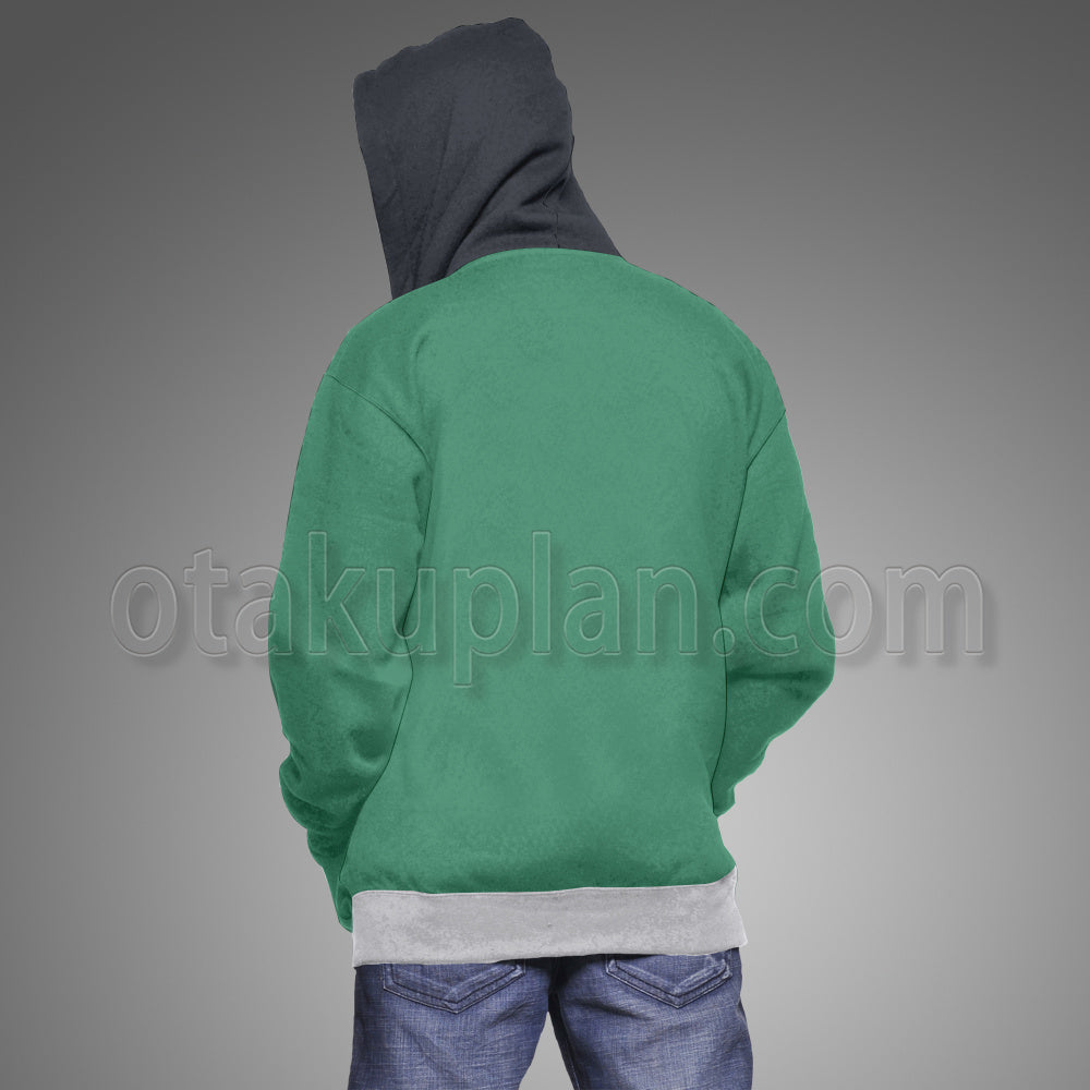 Yu Yu Hakusho Urameshi Yuusuke Green Uniform Cosplay Hoodie