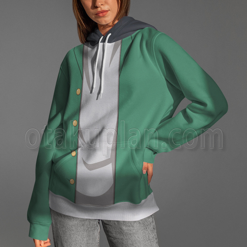Yu Yu Hakusho Urameshi Yuusuke Green Uniform Cosplay Hoodie