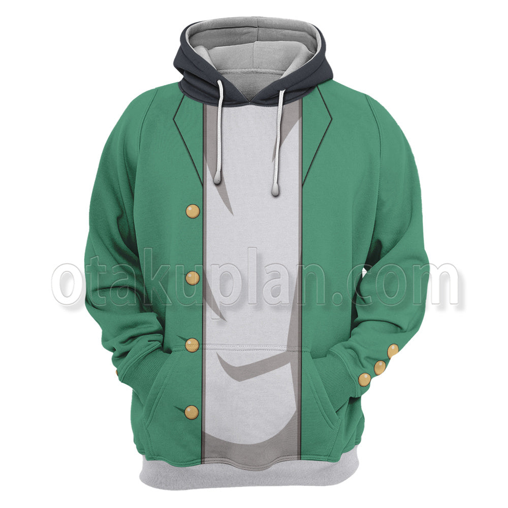 Yu Yu Hakusho Urameshi Yuusuke Green Uniform Cosplay Hoodie