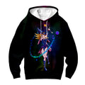 Yugioh Dark Magician Girl Casting Deep Purple Magic Anime Apparel
