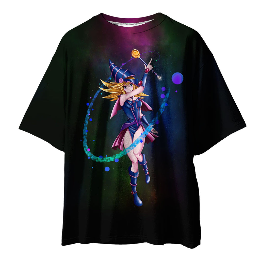 Yugioh Dark Magician Girl Casting Deep Purple Magic Anime Apparel
