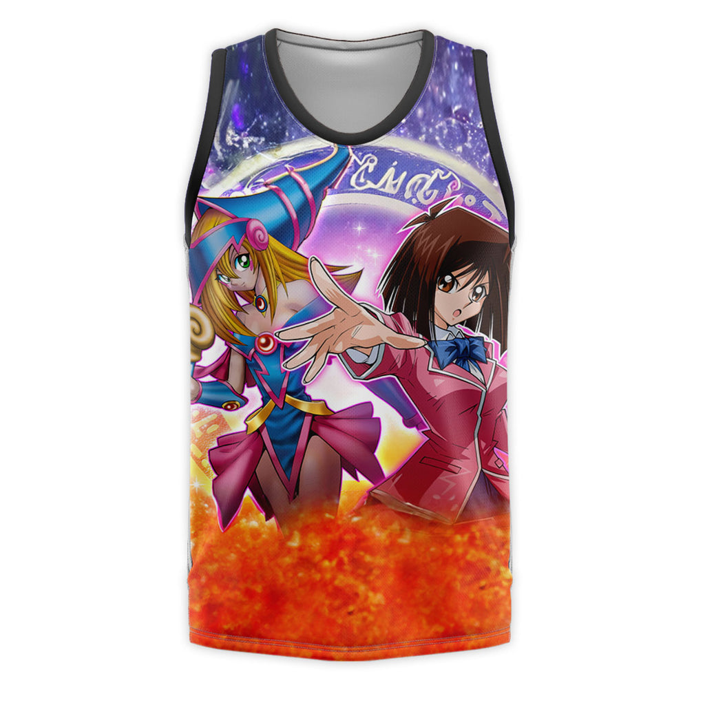 Yugioh Dark Magician Girl Tea Gardner Standing With Sparkling Pink Stars Anime Apparel