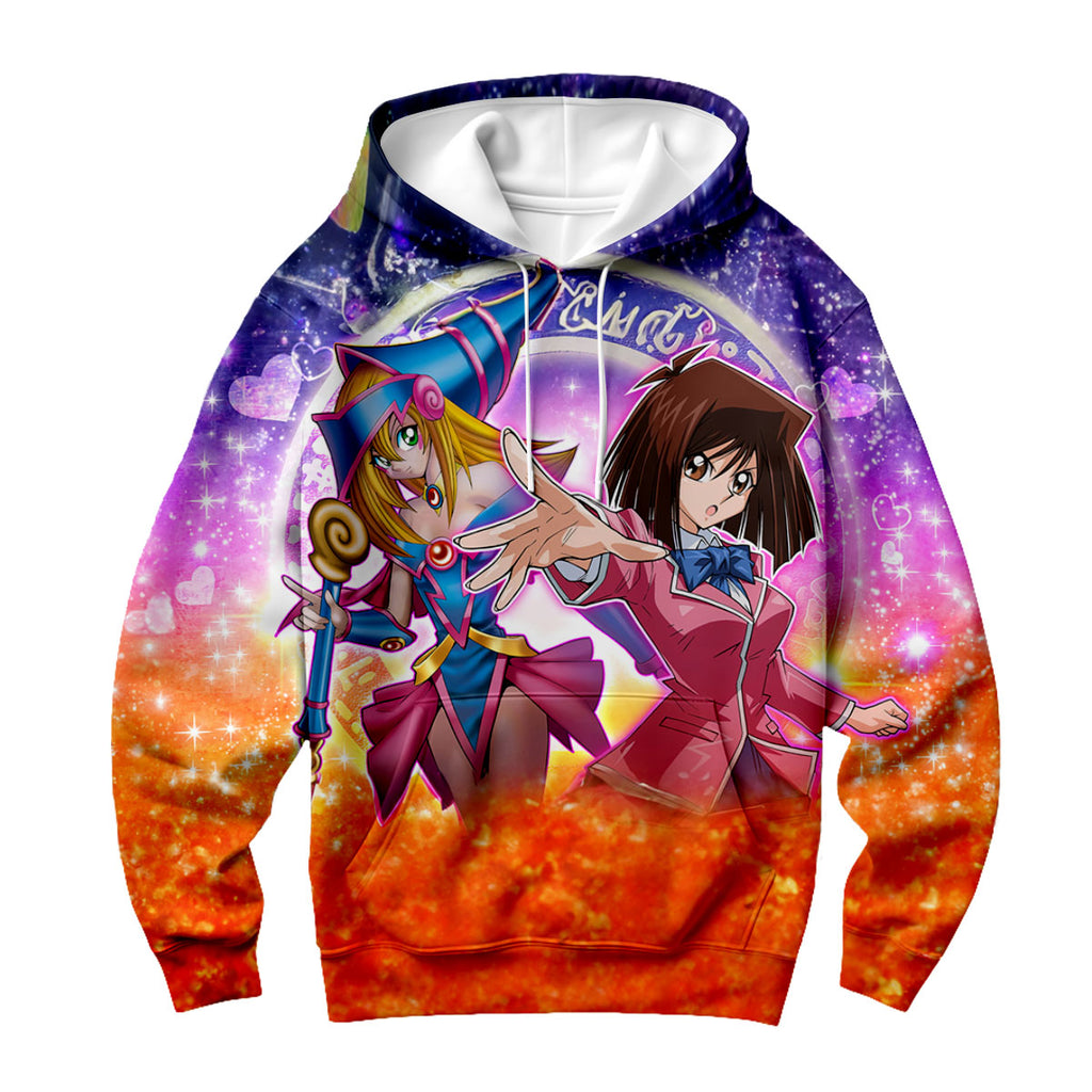 Yugioh Dark Magician Girl Tea Gardner Standing With Sparkling Pink Stars Anime Apparel