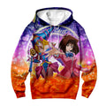 Yugioh Dark Magician Girl Tea Gardner Standing With Sparkling Pink Stars Anime Apparel