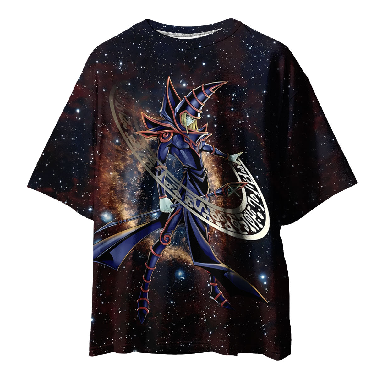 Yugioh Dark Magician In Dark Blue Space Anime Apparel