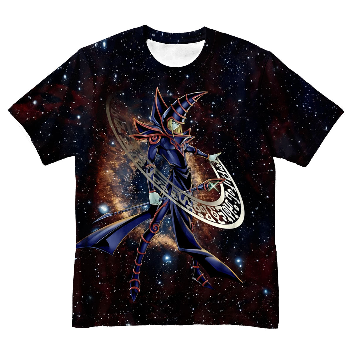 Yugioh Dark Magician In Dark Blue Space Anime Apparel