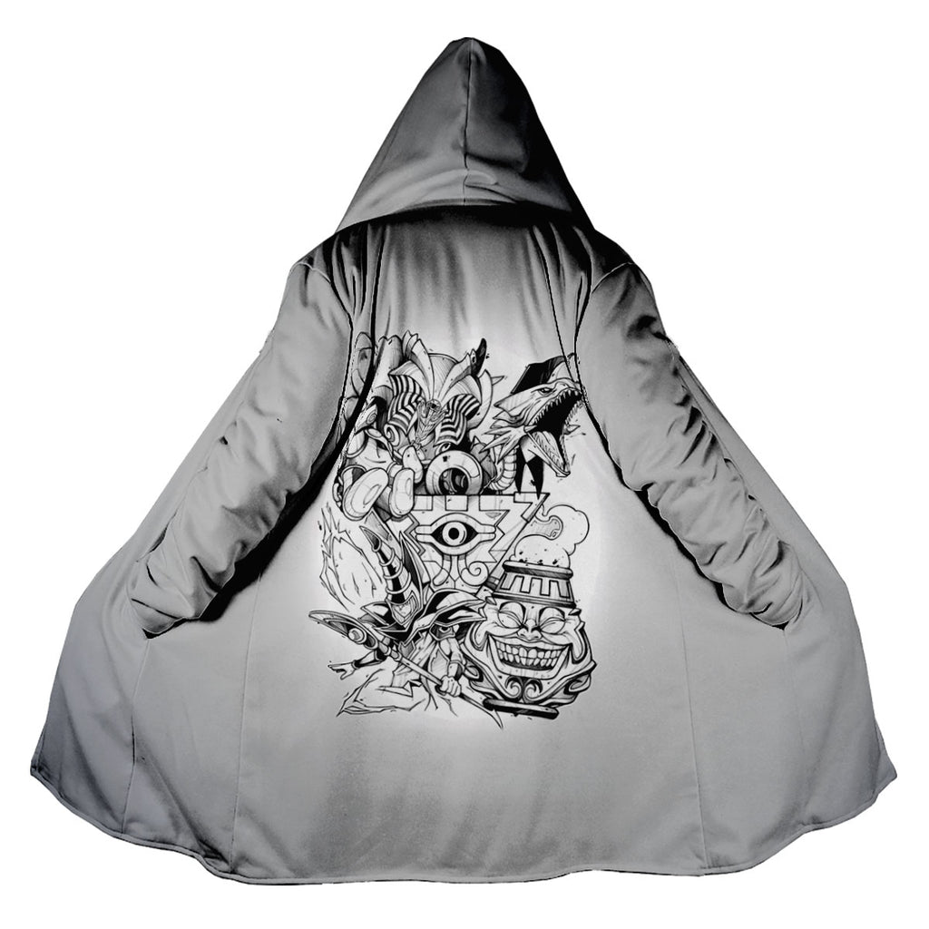 Yugioh Dark Magician Monochrome Combat Stance Illustration Anime Apparel