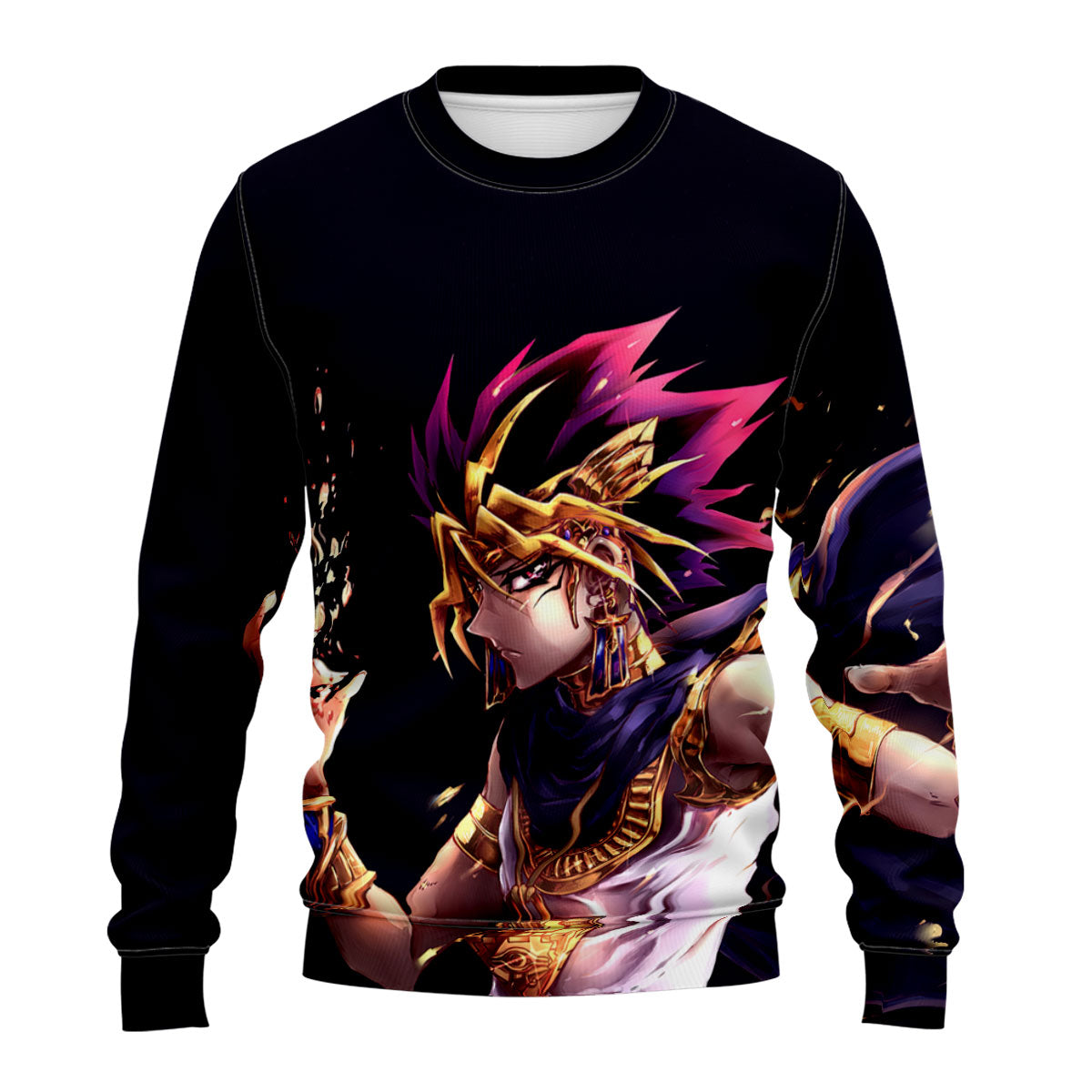 Yugioh Dark Magician Pharaoh Casting Dark Magic Anime Apparel