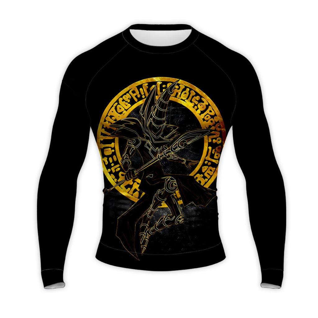Yugioh Dark Magician With Golden Halo Black Aura Anime Apparel