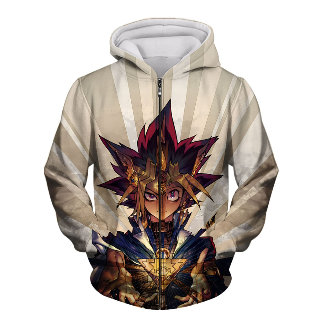 Yugioh Dark Yugi Front Glowing With Golden Light Anime Apparel