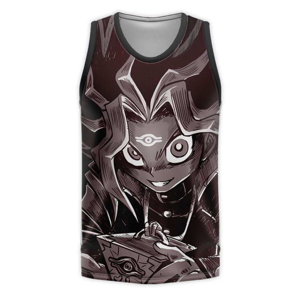 Yugioh Dark Yugi Holding Shadowy Puzzle In Darkness Anime Apparel