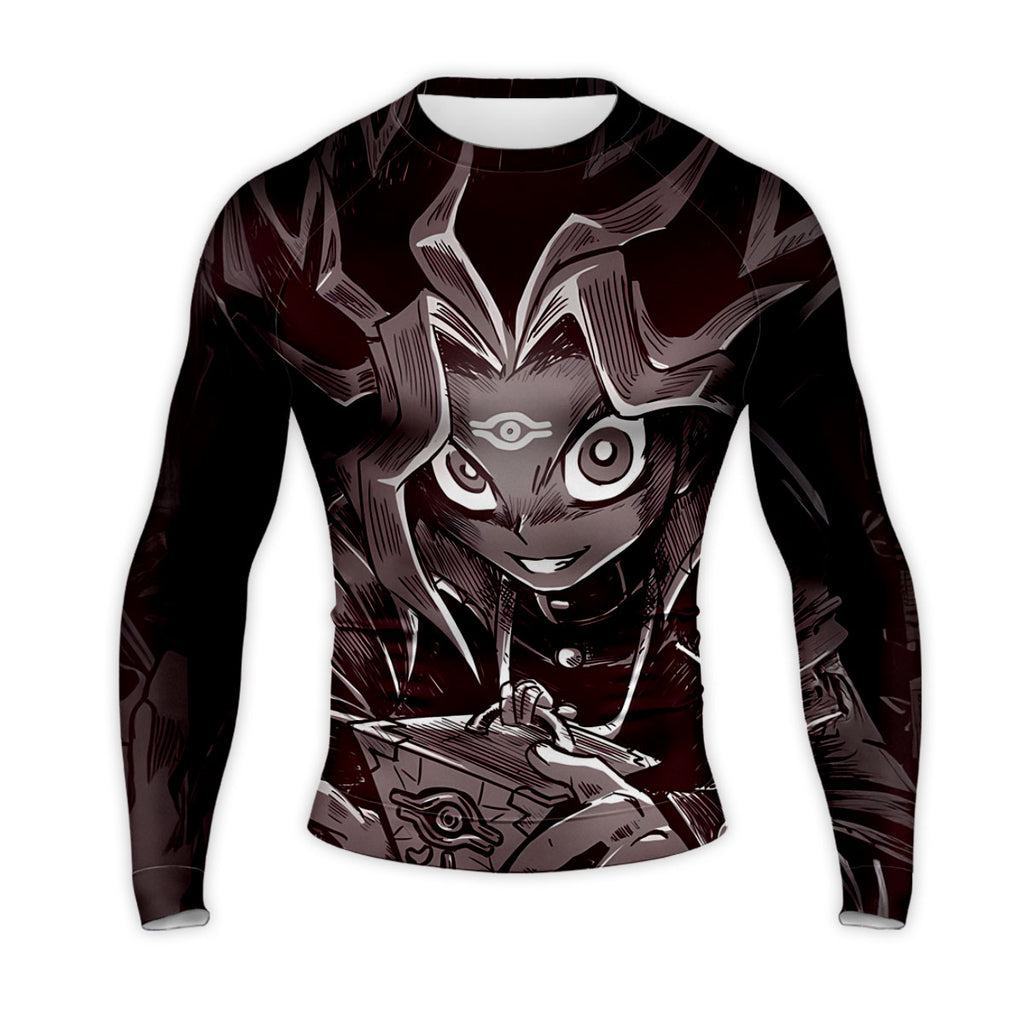 Yugioh Dark Yugi Holding Shadowy Puzzle In Darkness Anime Apparel