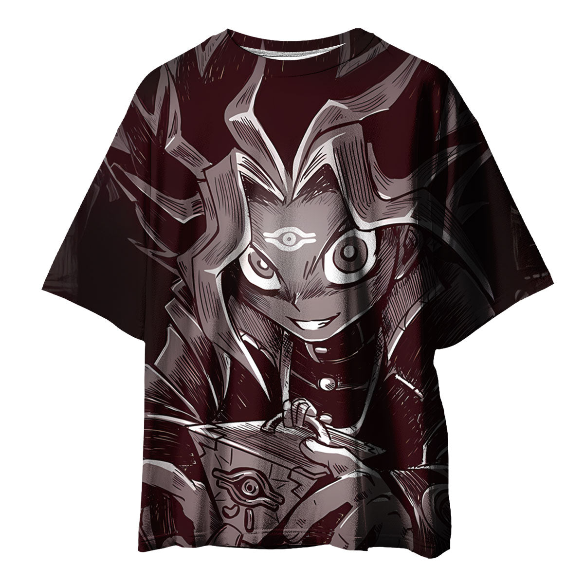 Yugioh Dark Yugi Holding Shadowy Puzzle In Darkness Anime Apparel