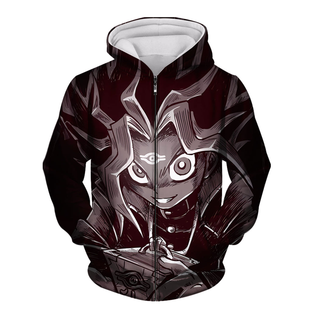 Yugioh Dark Yugi Holding Shadowy Puzzle In Darkness Anime Apparel